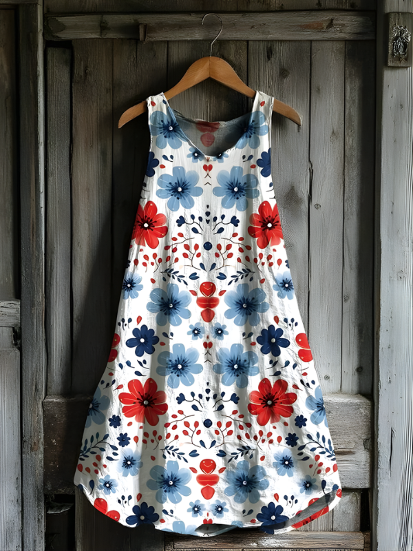 Honora - Robe Tank Art Fleurs d'Été