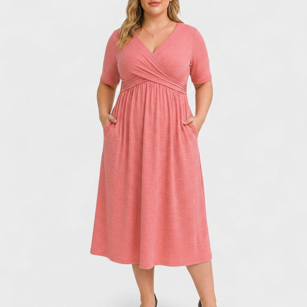 Rosa | Robe Midi Élégante