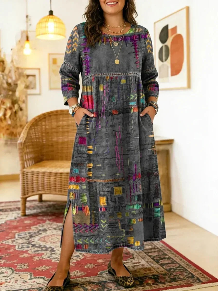 Kit | Robe Midi Imprimée