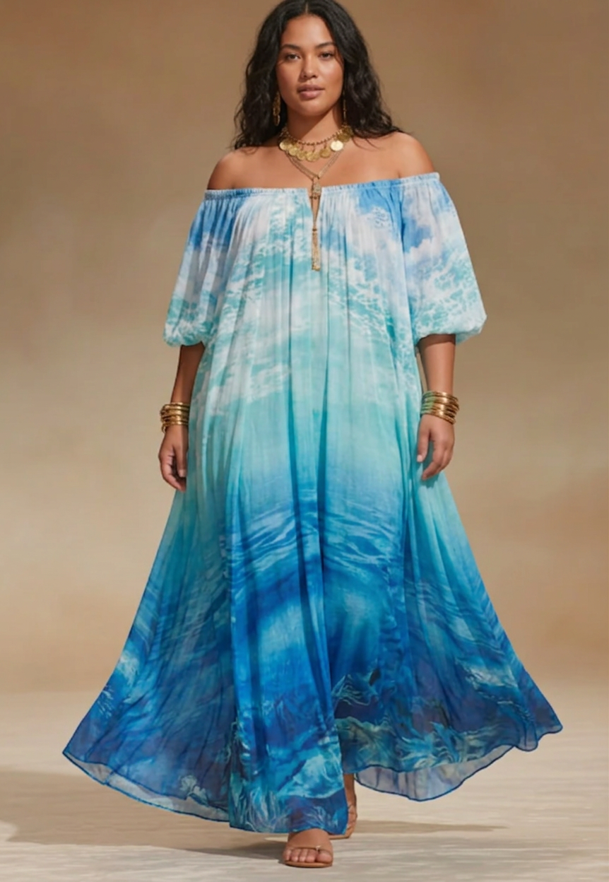 Robe Salma Océan Brise : Élégance Côtière Sans Effort