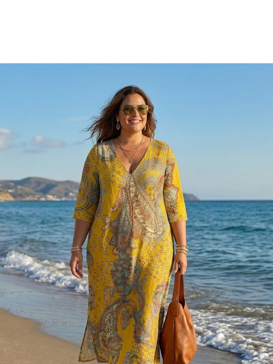 Layla | Robe Midi Paisley Douce