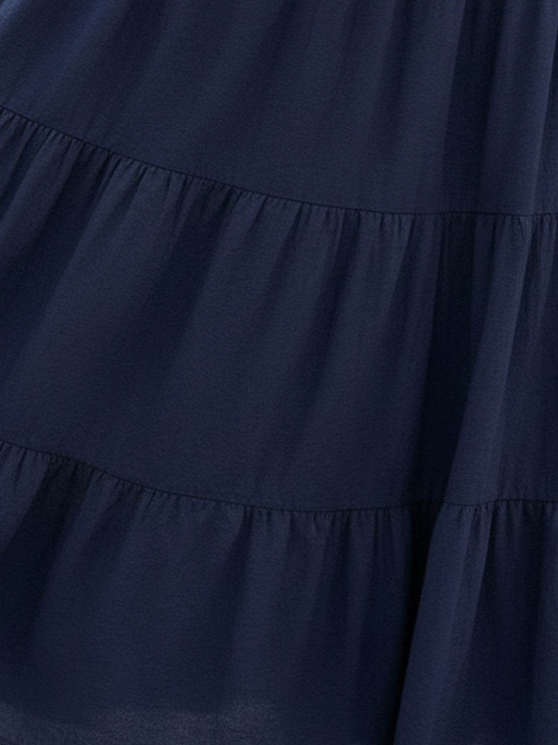 Cassia - Robe Maxi Sans Manches Froncée