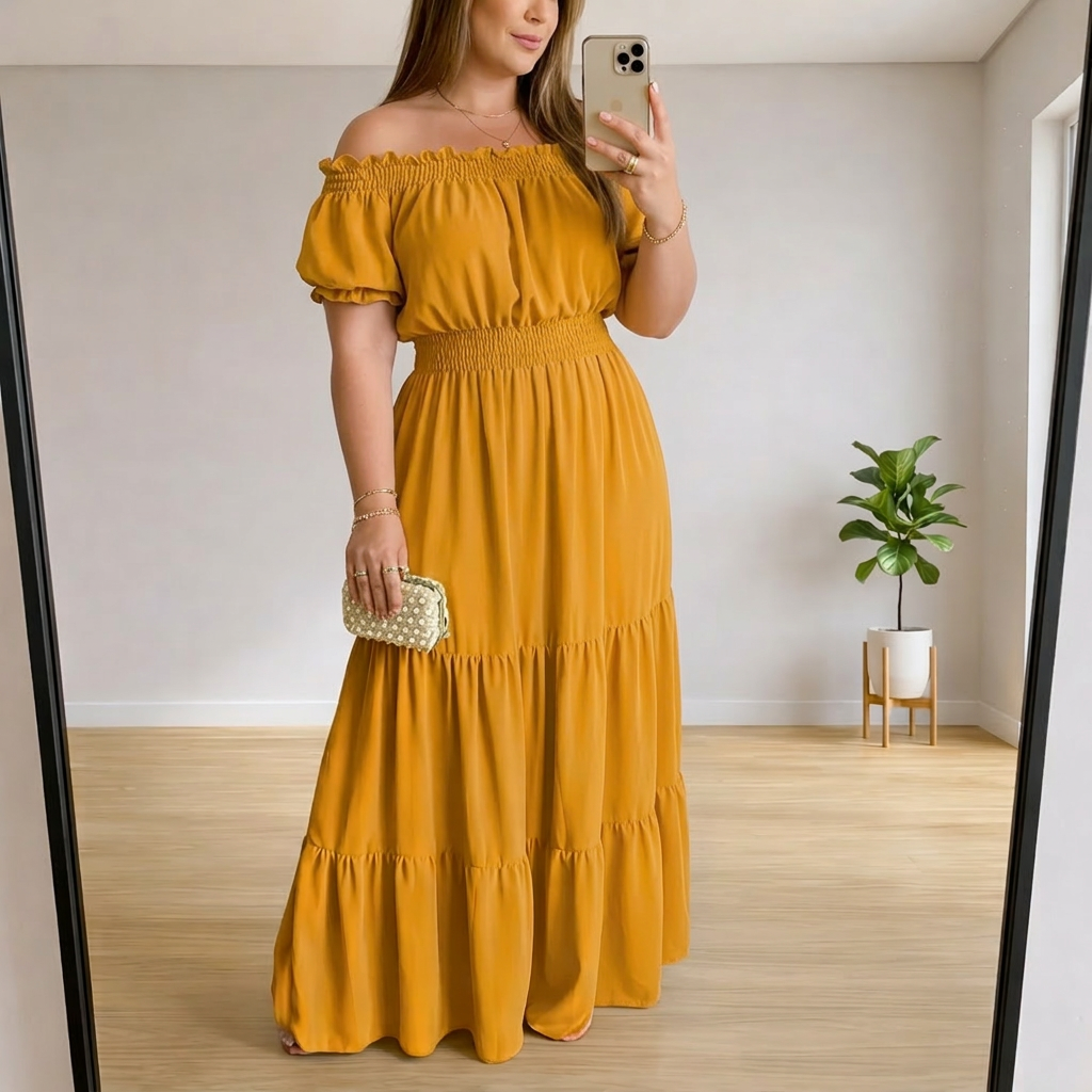 Saoirse - Robe Maxi d'Été Élégante