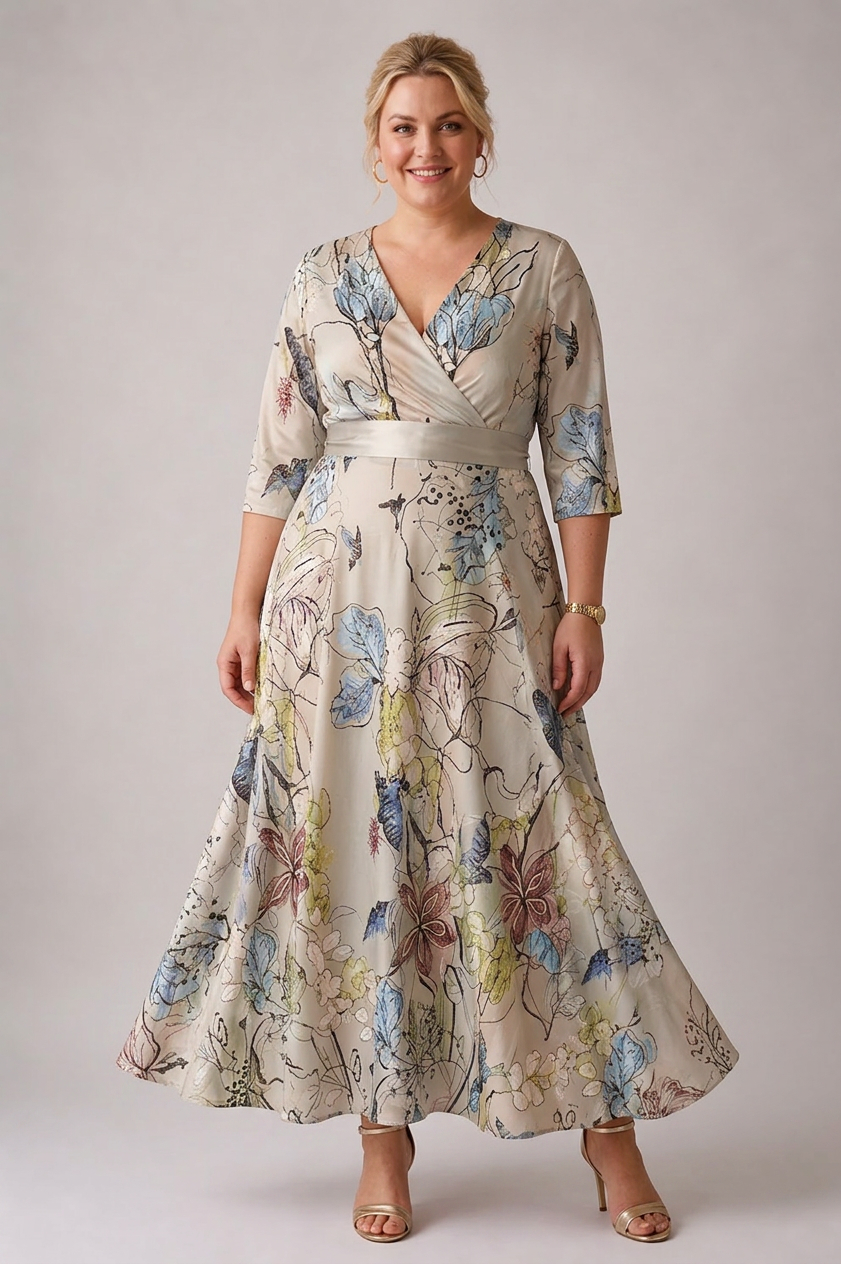 Freya | Robe Chic avec Imprimé Floral