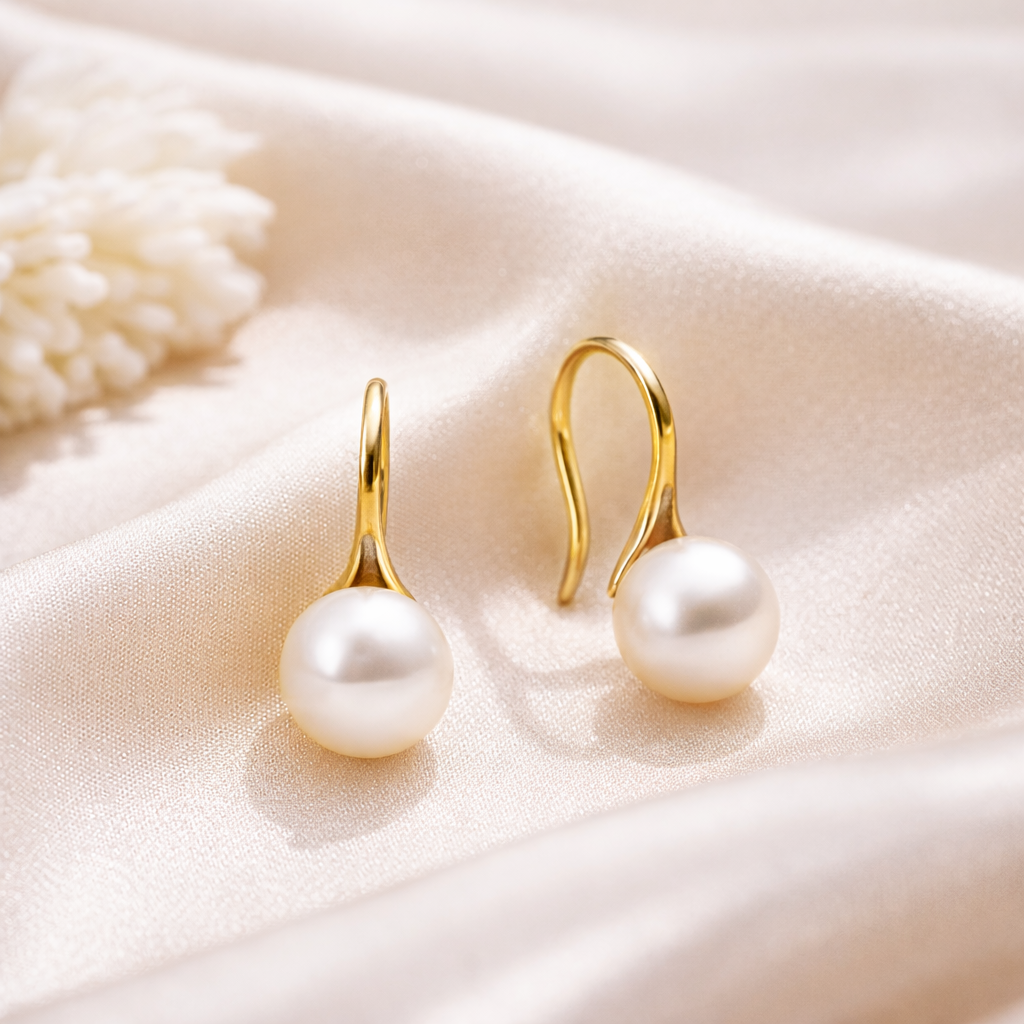 Boucles d'Oreilles Perle en