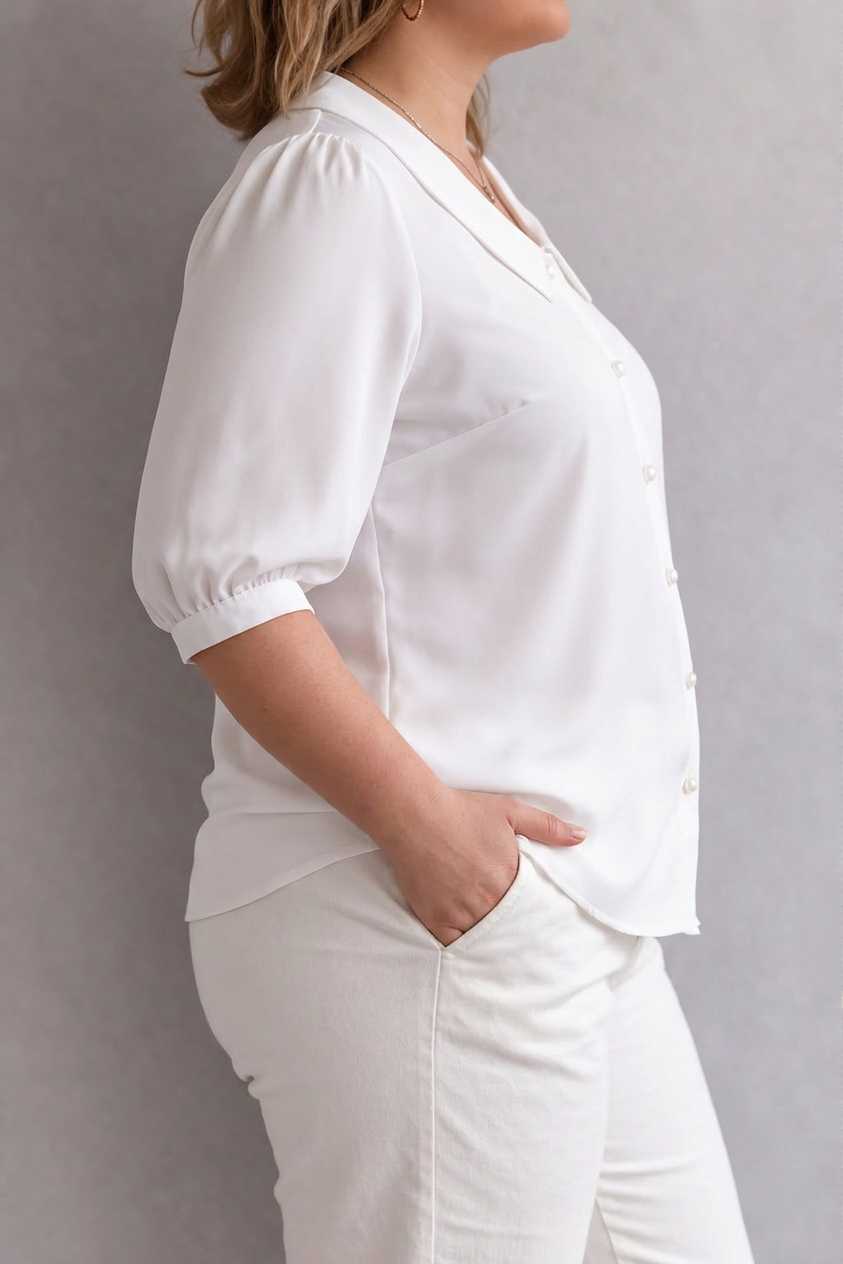 Delphine | Blouse à Col
