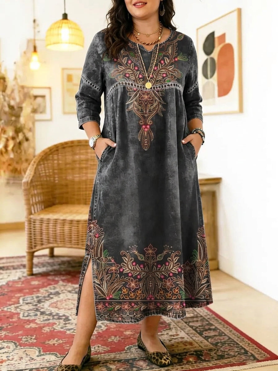 Ysolde | Robe Midi Imprimée