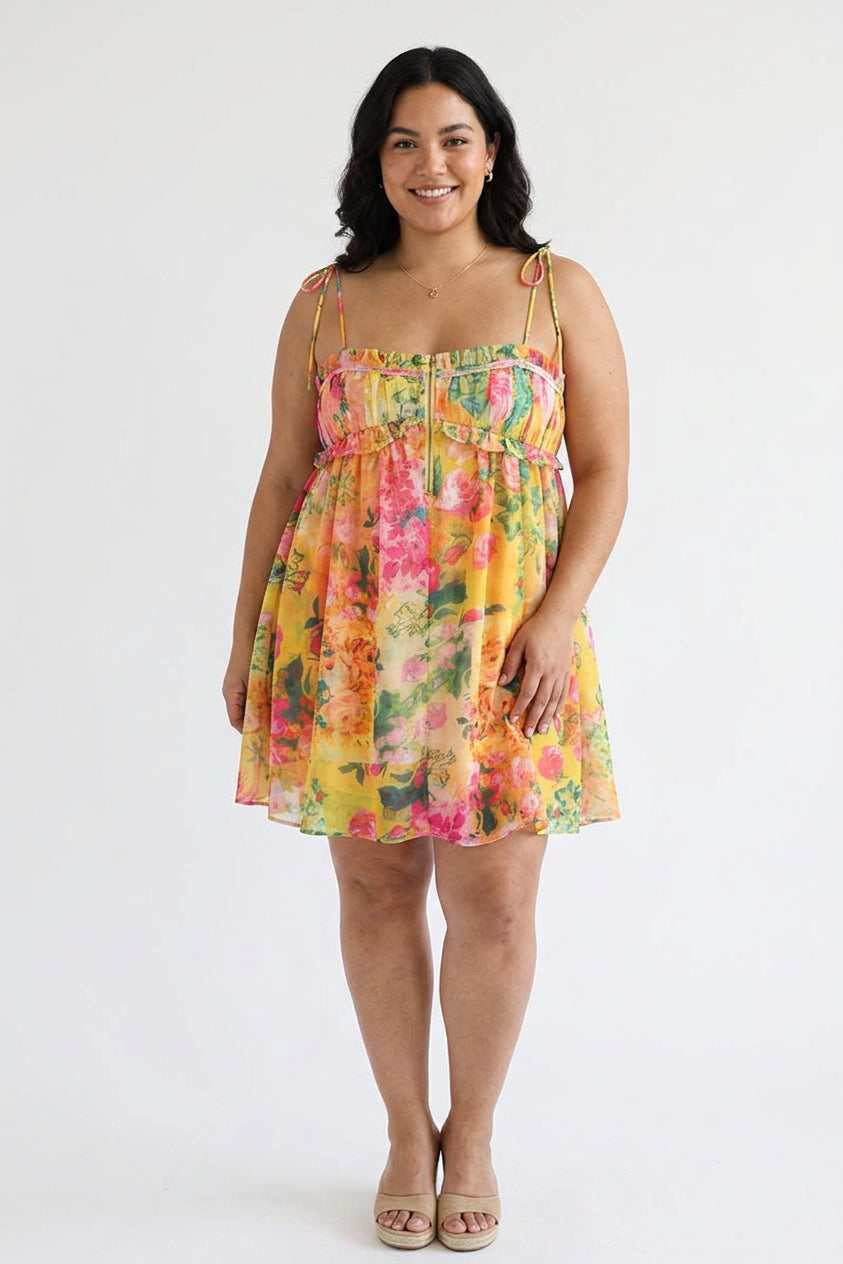 Robe Mini Fleurie