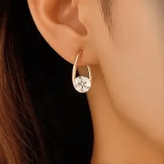 Boucles d'oreilles en zircone cubique