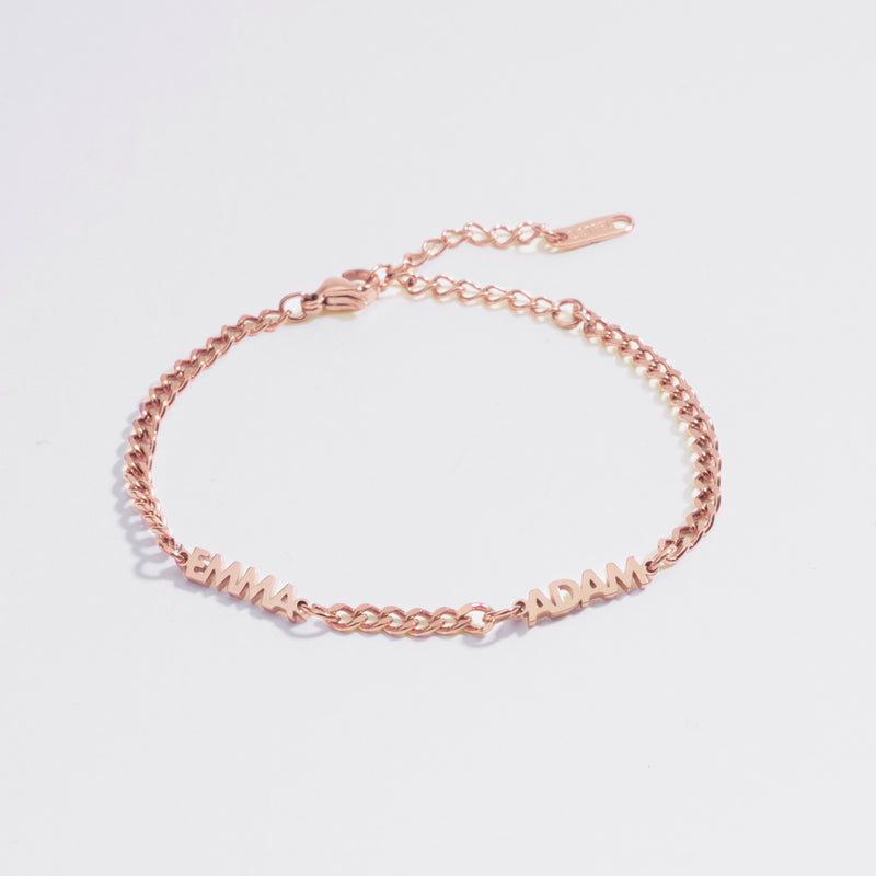 Bracelet Personnalisé Chaîne Curb