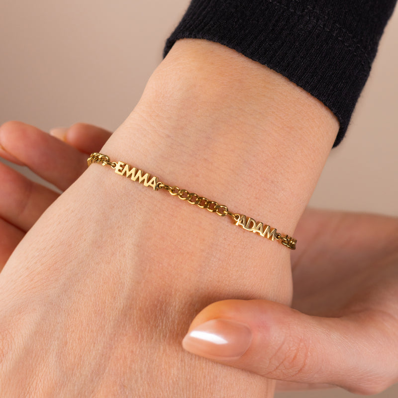 Bracelet Personnalisé Chaîne Curb