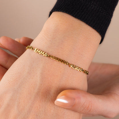 Bracelet Personnalisé Chaîne Curb