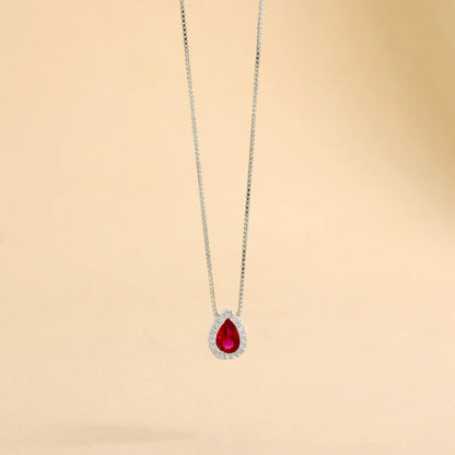 Collier Goutte Zircon Délicat