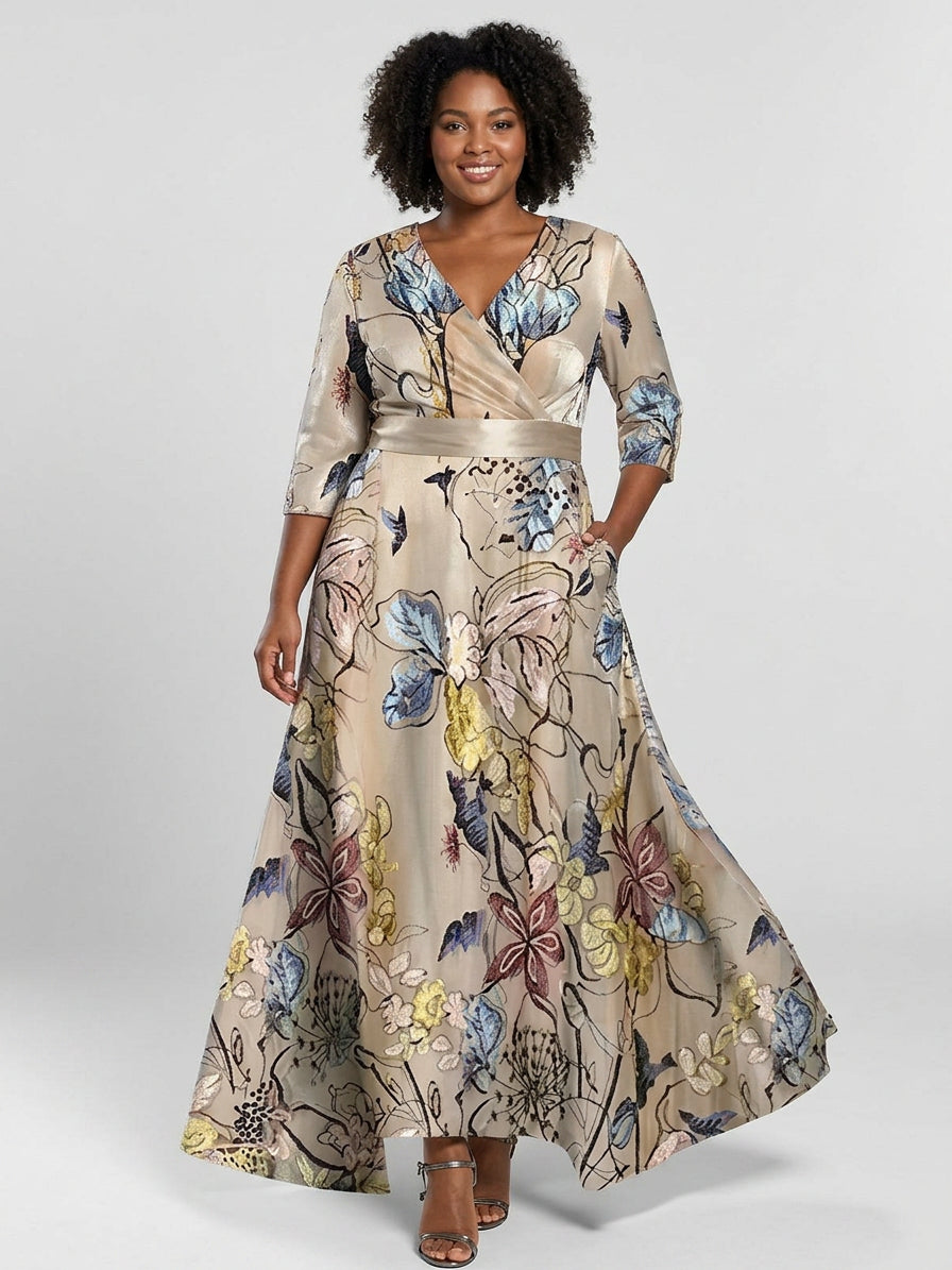 Wynne | Robe Maxi Élégante Glamour de Mi-Saison