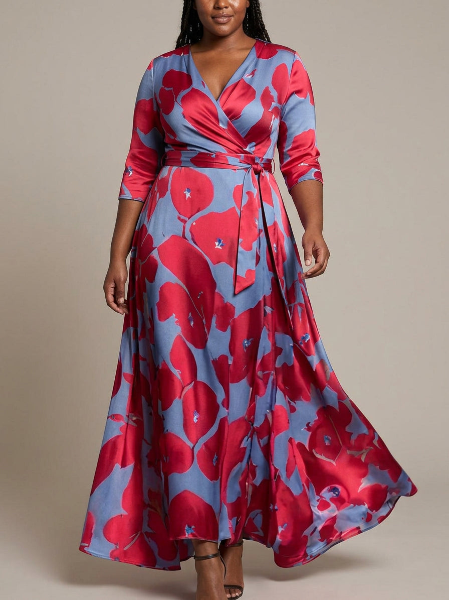 Wynne | Robe Maxi Élégante Glamour de Mi-Saison