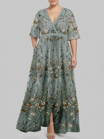 Wynne | Robe Maxi Élégante Glamour de Mi-Saison