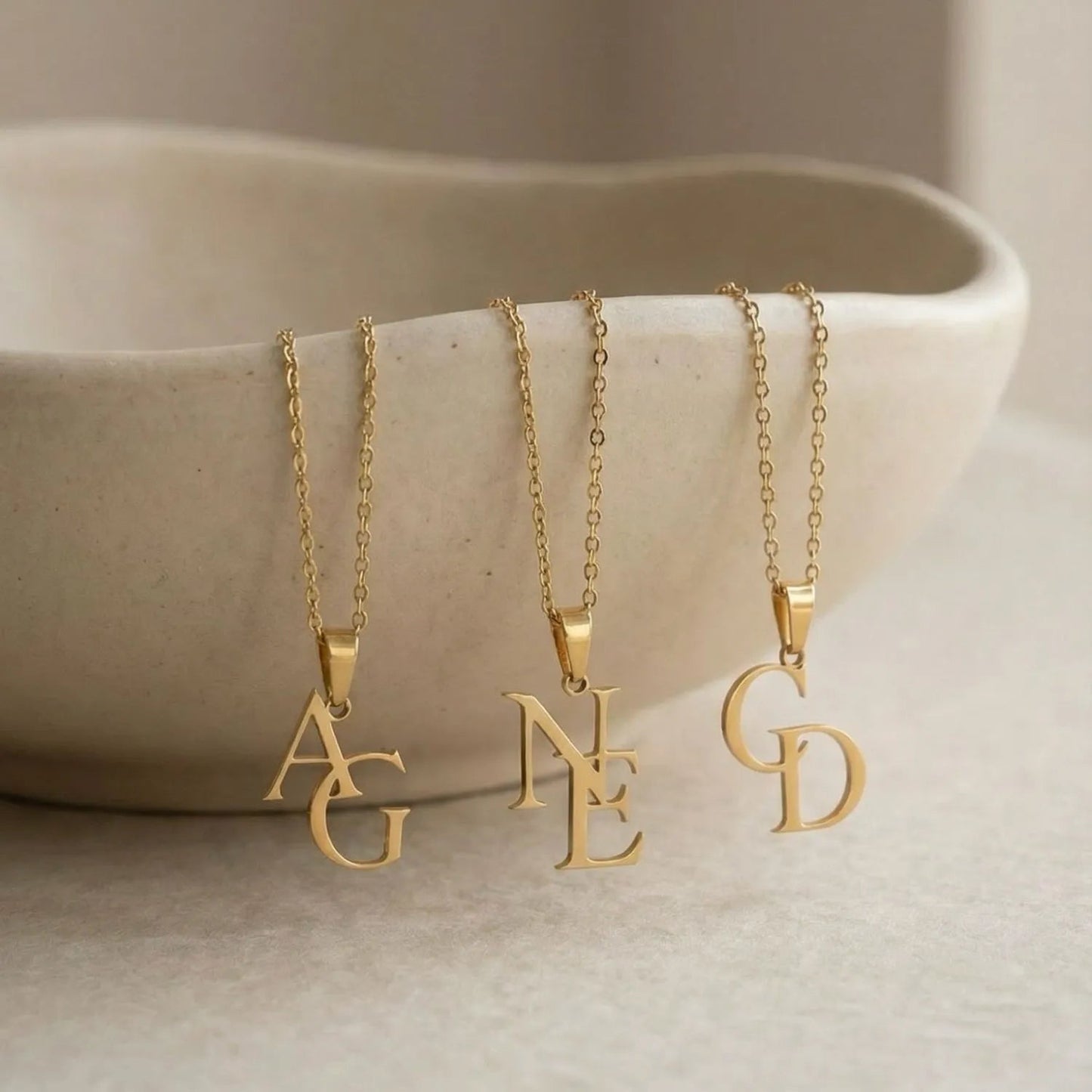 Collier Maelyn Personnalisé à Initiales