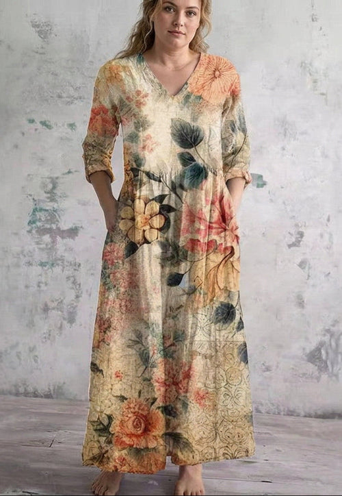 Imogen | Robe Maxi Vintage Bloom