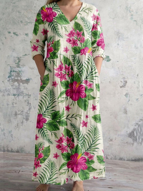 Eira | Robe Maxi Tropical Bloom