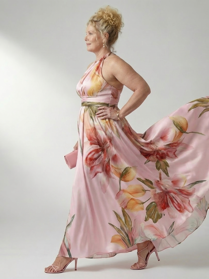 Rhea | Robe Maxi Florale Légère
