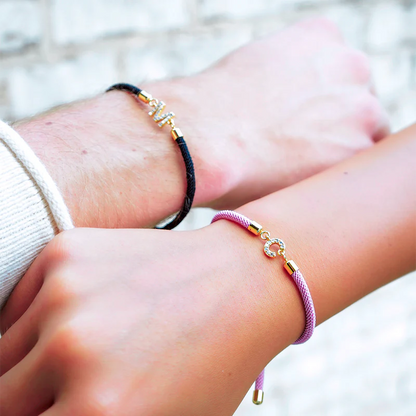 Bracelets Personnalisés avec Initiales Ajustables