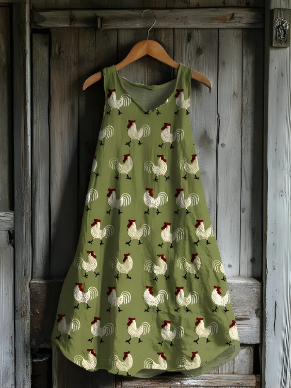 Ondine - Robe Tank Coq Rustique