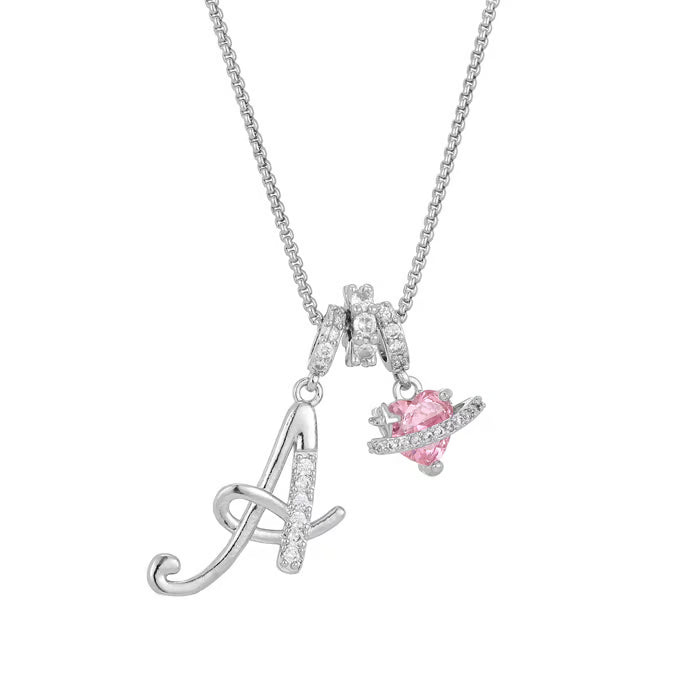 Collier Initiales Trois Rangées Personnalisé