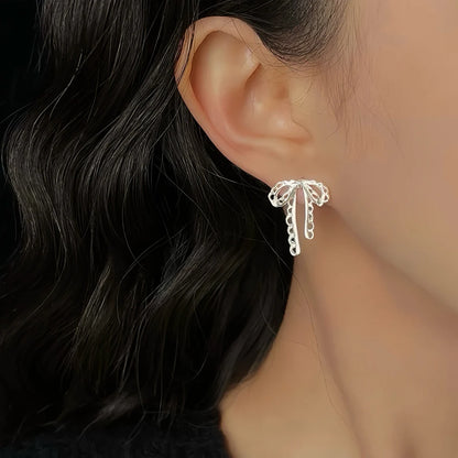 Boucles d'Oreilles Ruban Sculptural