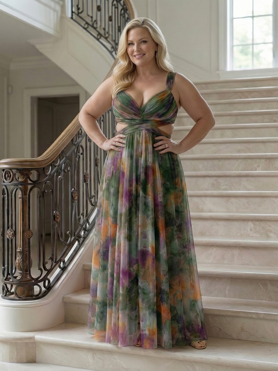 Stella & Grace™ | Robe Maxi Douce en Enveloppement