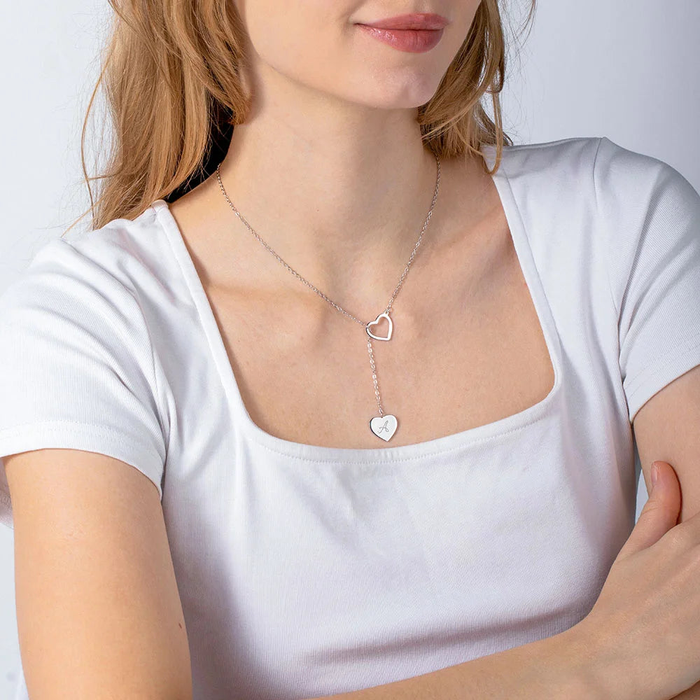 Collier Cœur Intemporel avec Initiale