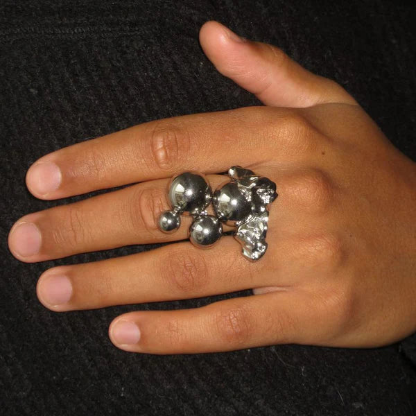 Bague Perles Solaire Chic