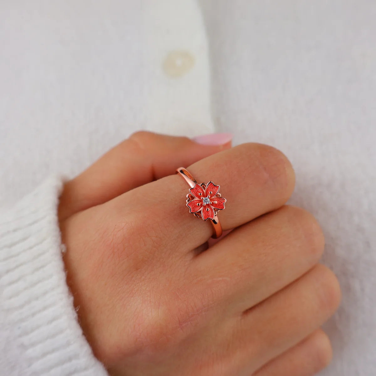 Bague anti-anxiété Blossom