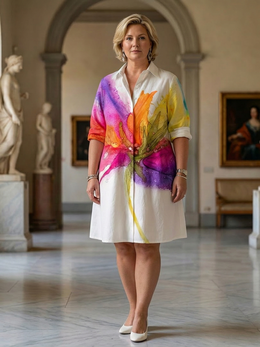 Yara | Robe Jardin Peinte