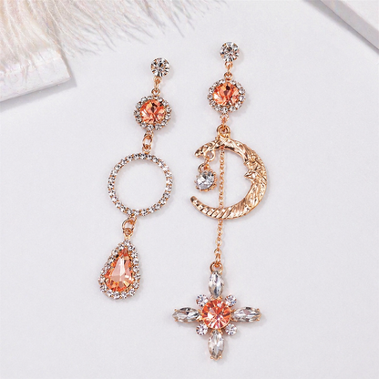 Boucles Goutte Baroque Cristal