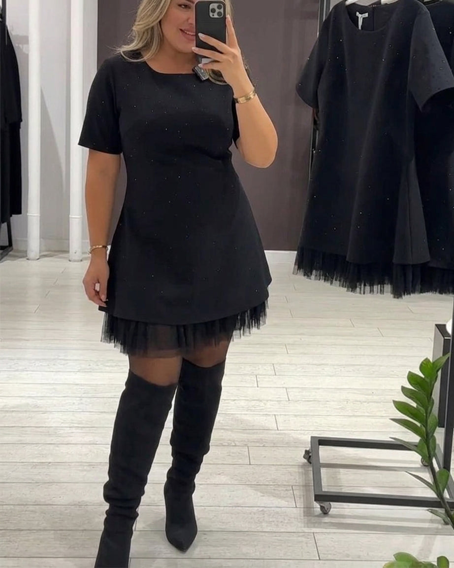 Mirabel - Robe Patchwork A-Ligne