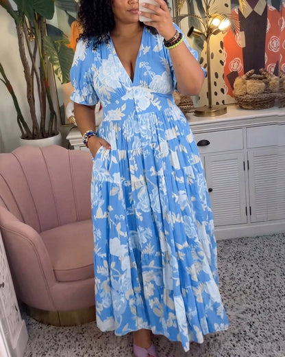 Salma | Robe Maxi Florale