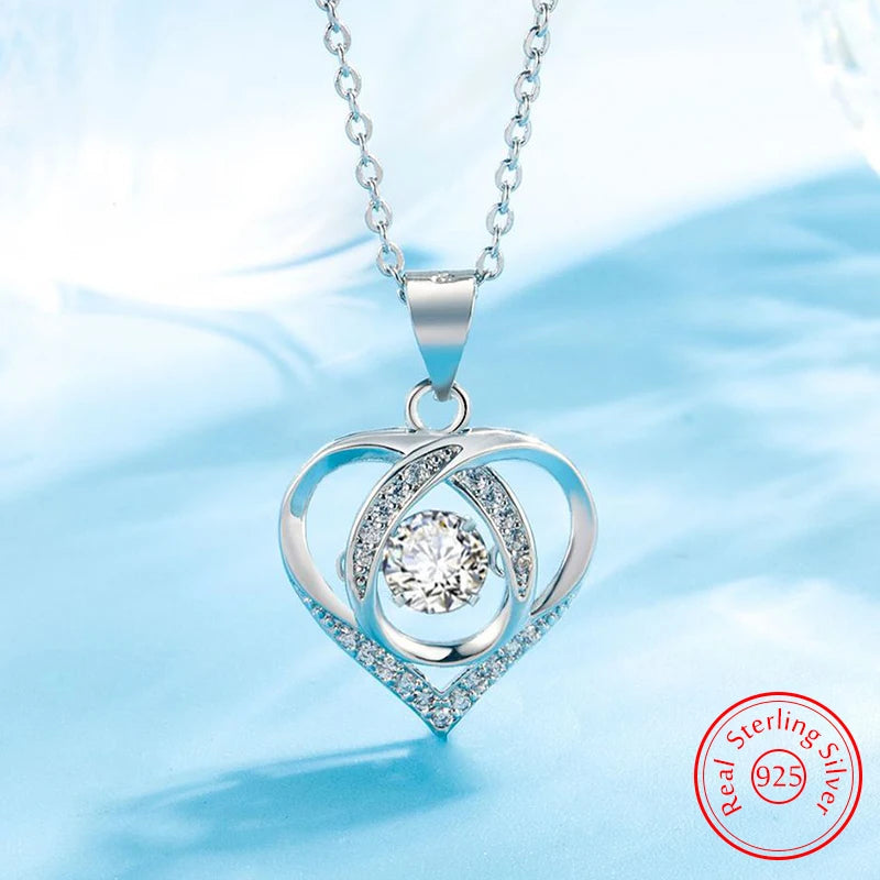 Pendentif Coeur Moissanite