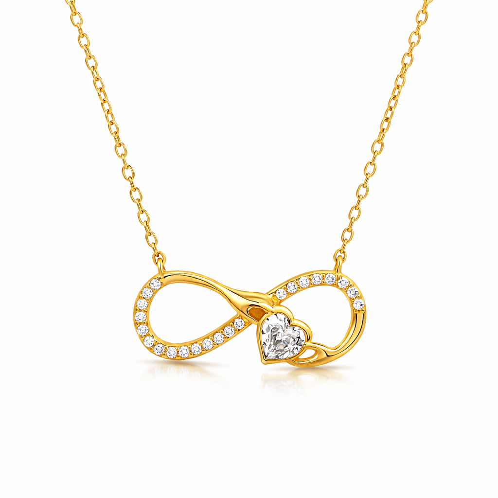 Collier Cœur Infini Porte-Bonheur