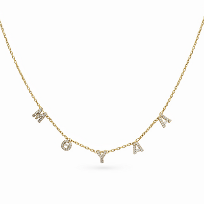 Collier Personnalisé Initiales