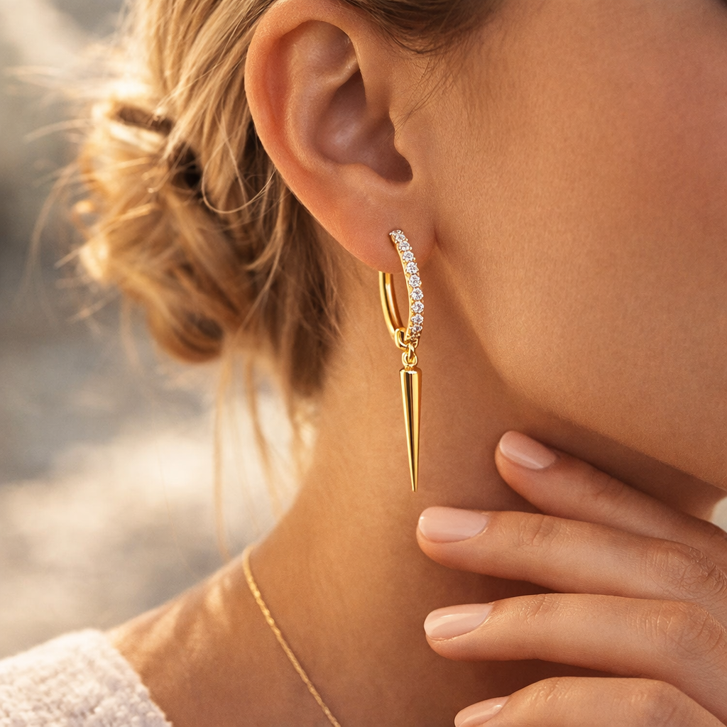 Boucles d'oreilles Icicle Cristalline