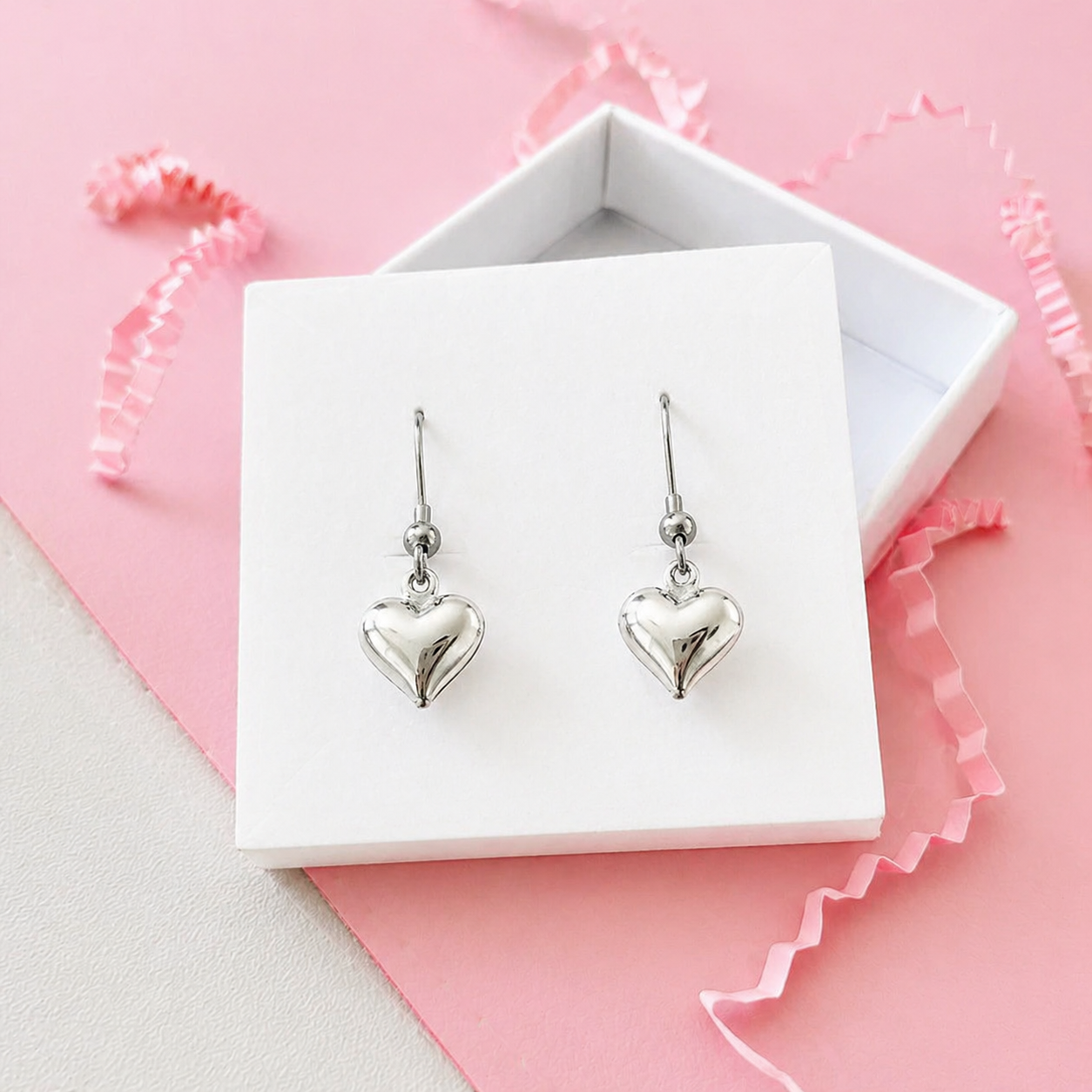 Boucles d'oreilles Cœur Élégantes