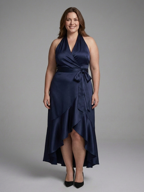 Fleur | Robe Haute-Basse avec Bretelles