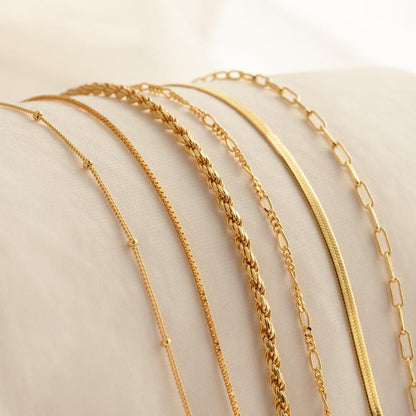 La Stack Parfaite | 6 Bracelets Fins à Superposer