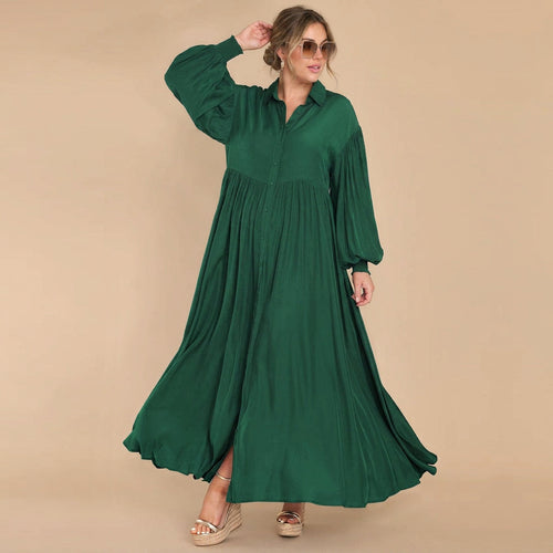 Robe Loose Boutonnée Alessia : Élégance Quotidienne Sans Effort