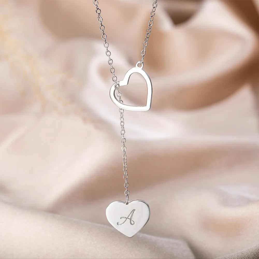 Collier Cœur Intemporel avec Initiale