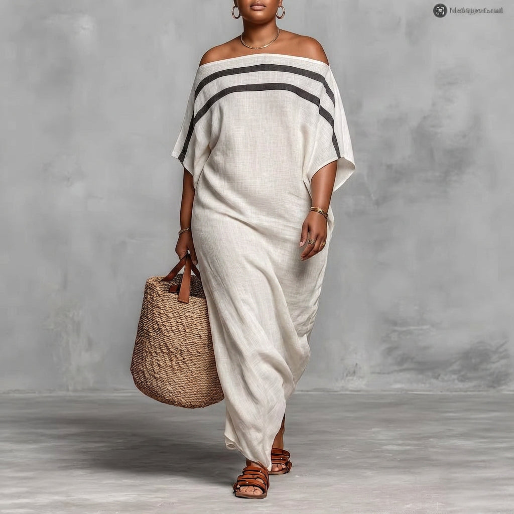 Robe à col montant Lara : Chic quotidien sans effort