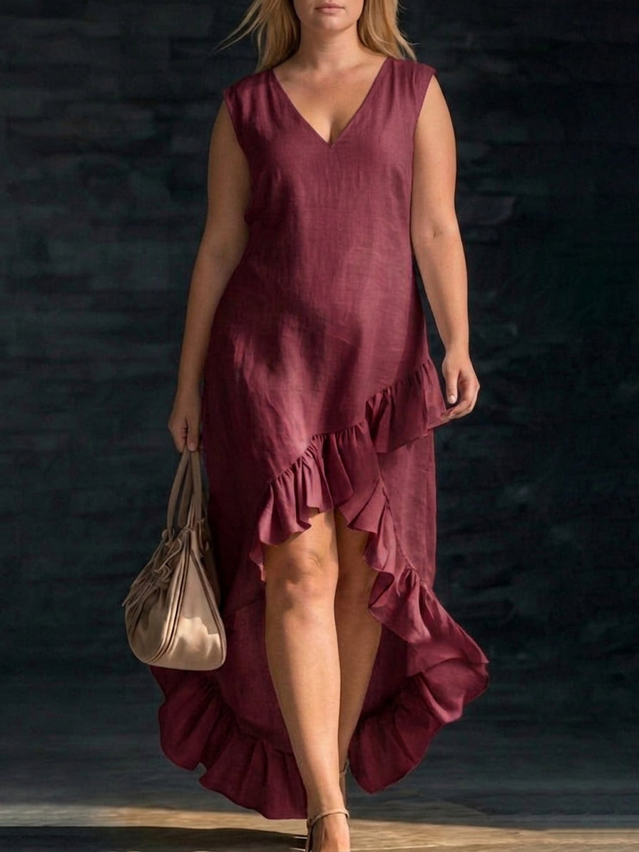 Robe en Coton Lin Naomi : Confort Doux au Quotidien