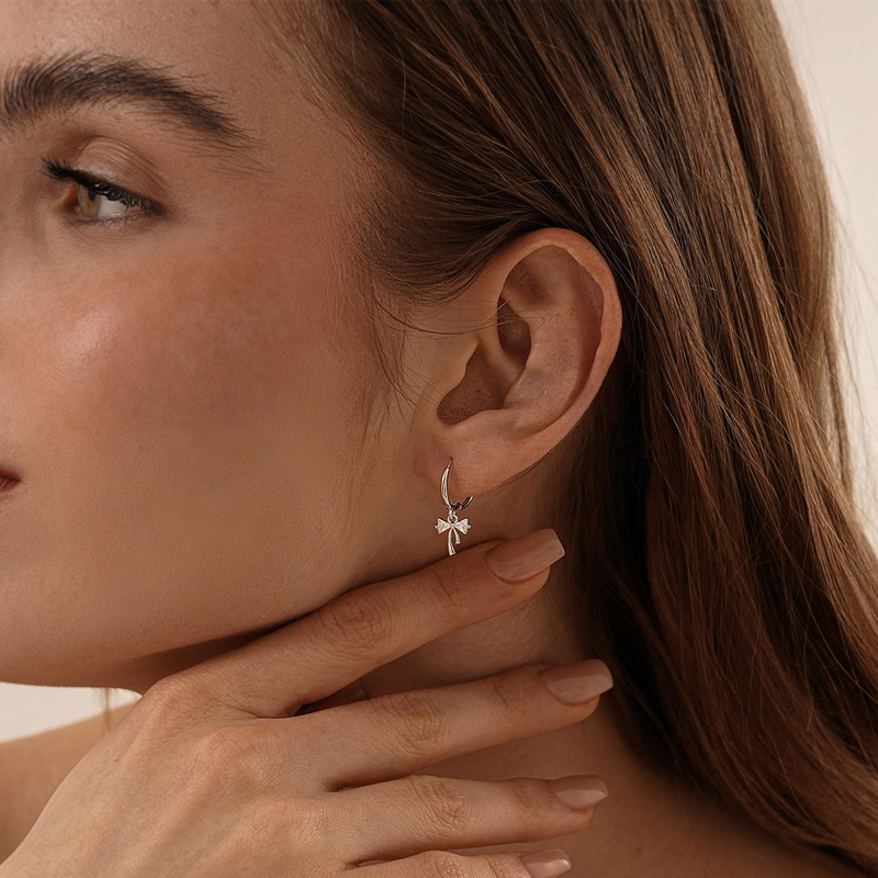 Boucles d'Oreilles Chic avec Noeud
