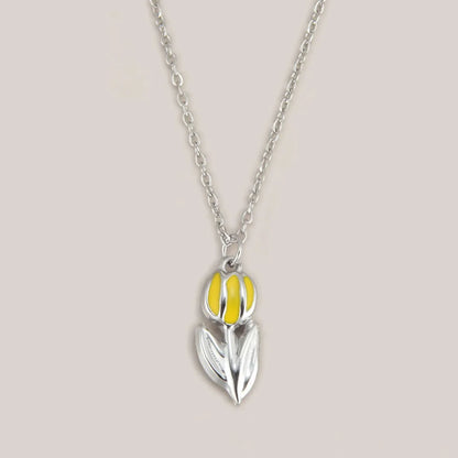 Collier Tulipes Délicates