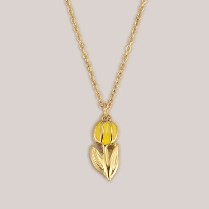 Collier Tulipes Délicates